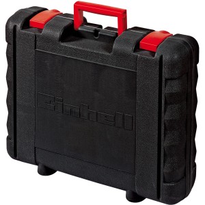 Schwarzer Einhell Koffer für Schlagbohrmaschine TE-ID 650 E mit rotem Griff.
