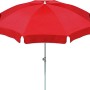 Schneider Balkonschirm Ibiza, Ø 240 cm, Terracotta, mit Knickfunktion für optimale Schattenausrichtung.