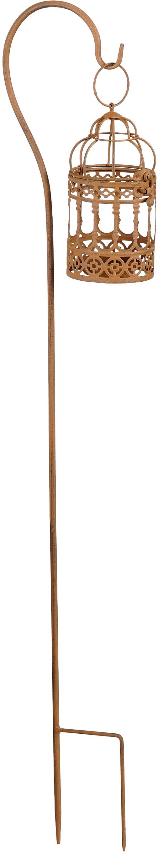 Gartenstecker Laterne Rost 16 x 8 x 85 cm (LxBxH) kaufen bei OBI