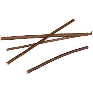 Trixie Weidenhölzer, 18 cm, 20 Stück, für Nagerkäfige. Naturholz zum Knabbern und Spielen.