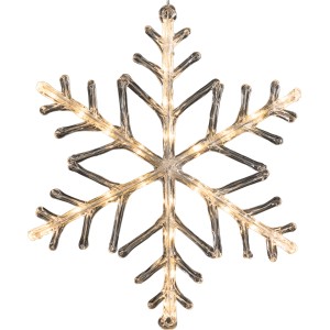 Konstsmide LED Acryl Schneeflocke 24 Dioden Warmweiß
