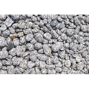 Granitzierkiesel Salz-Pfeffer, 15-25 mm, im Big-Bag (1000 kg) für Garten- und Landschaftsbau.