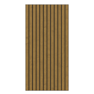 Denpanels Akustikpaneel Foliert Filz Schwarz 120 x 60 x 0,19 cm Eiche Geölt