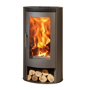 Panadero Delta Kaminofen DELTA EcoDesign Pano Stahl Schwarz 7 kW