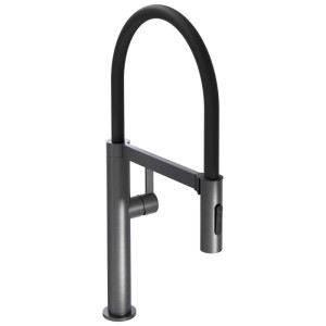 Schöner Wohnen Kollektion Küchenarmatur Calen Ausziehbar Gunmetal