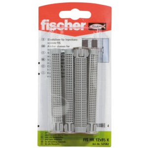 Fischer Injektions-Ankerhülsen FIS HK 12x85 K, 4 Stück, für sichere Befestigung mit Injektionsmörtel.