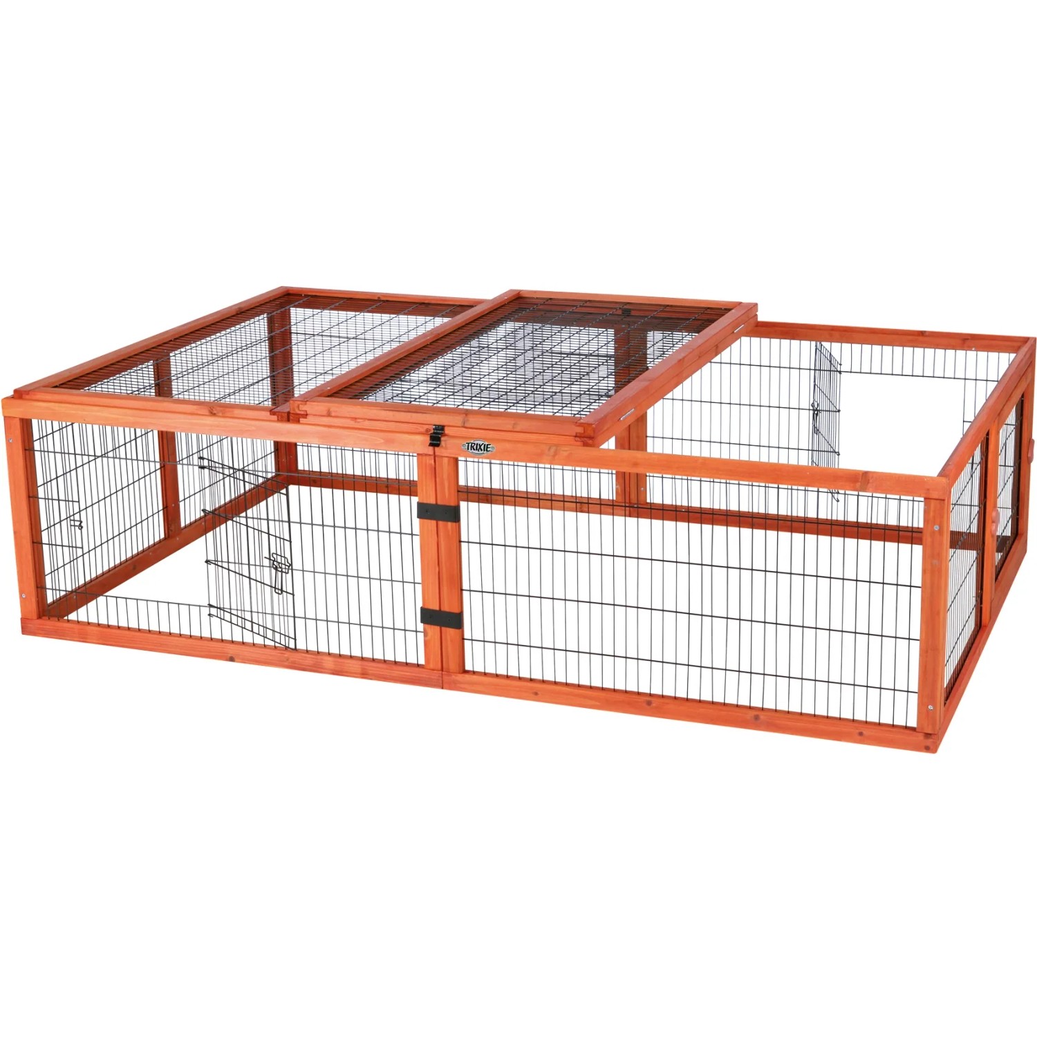Trixie Freilaufgehege Natura, 174x48x109cm, mit aufklappbarem Deckel und Gitter