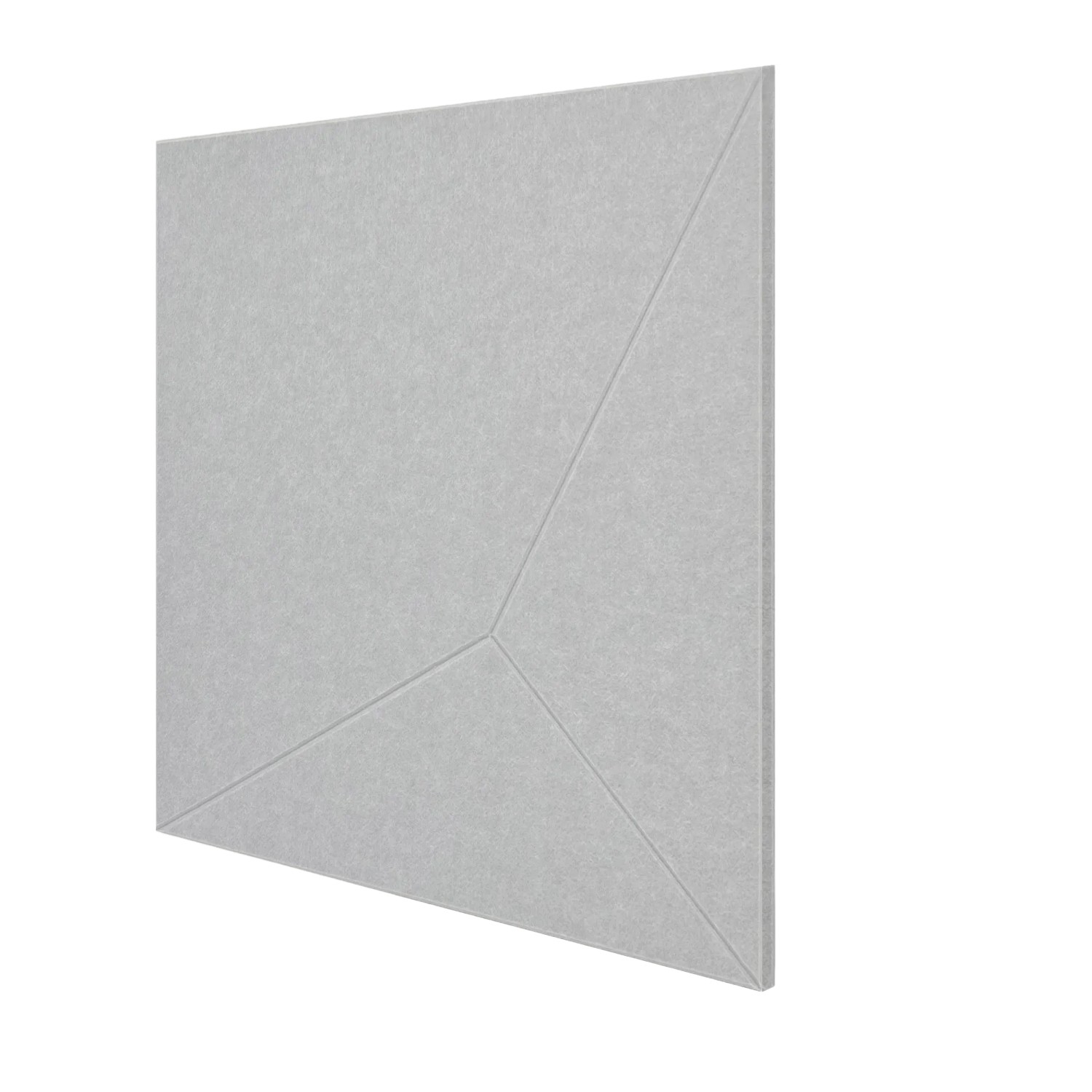 Jangal Wandpaneel Modular Wall Geometric in Cashmere. Quadratisches Akustikpaneel mit geometrischem 3D-Muster.