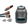 Gardena Liano™ Xtreme 15m Gartenschlauch-Set mit Tasche, Spritze, Verbindern und Adaptern.