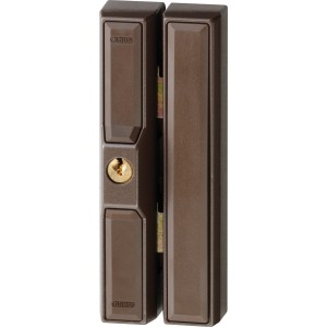 Abus Fensterschloss FTS88 in Braun, einbruchsicherer Riegel für Fenster.