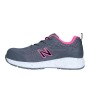 New Balance Logic Womens S1 PL Sicherheitsschuh in Grau-Pink, Gr. 36.