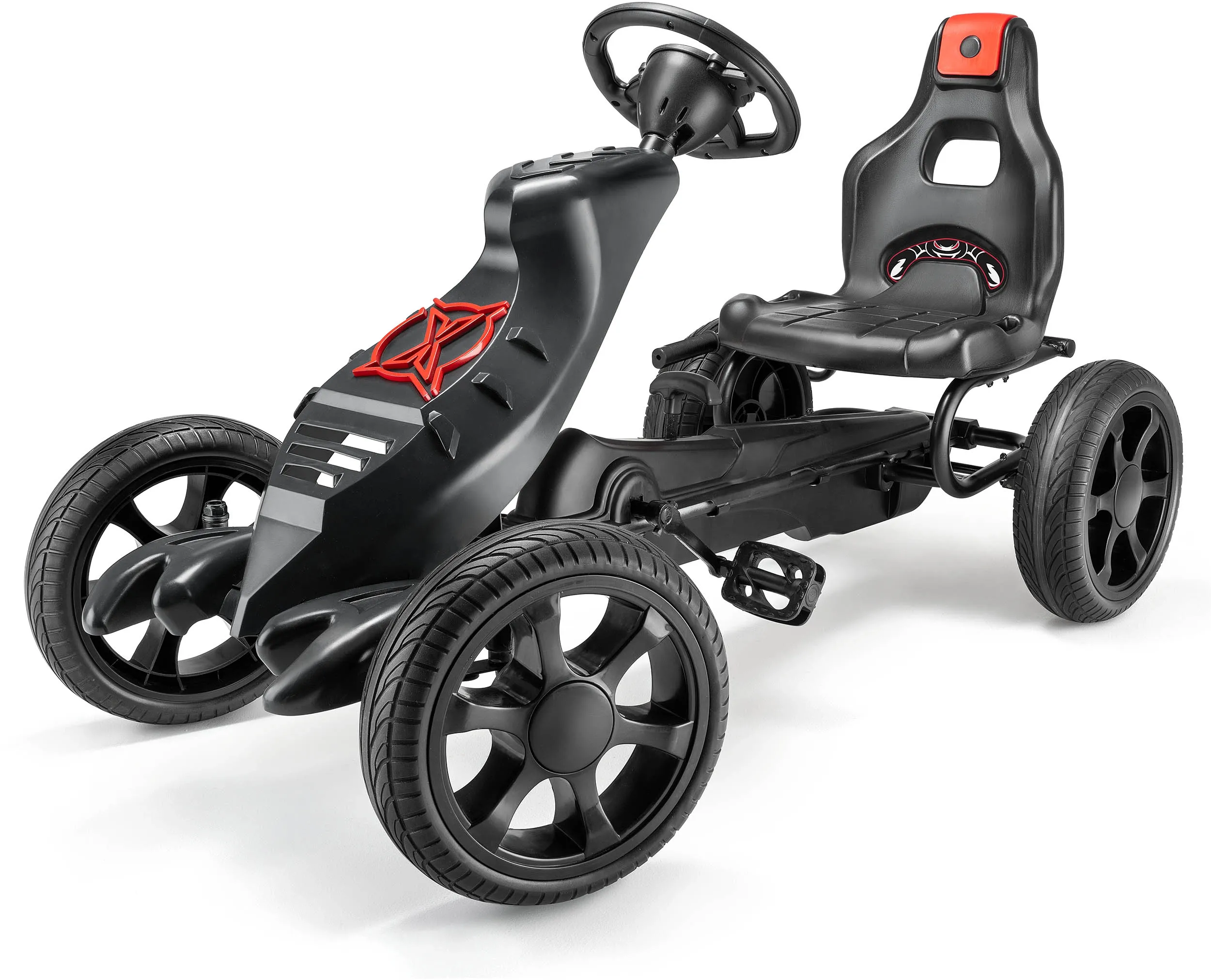 Xootz GoKart Venom 114 cm x 62 cm x 62 cm Schwarz kaufen bei OBI