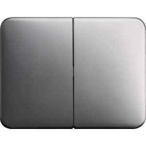 Busch-Jaeger Wippe Alpha Nea Platin für Serienschalter, Echtmetall.