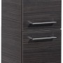 Fackelmann Bad-Hochschrank B.Perfekt in Dark Oak, 30 cm breit. Badschrank mit zwei Türen und Griffleisten.
