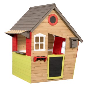 Swing King Spielhaus Fairytale 144 cm x 140 cm x 106 cm Natur FSC®