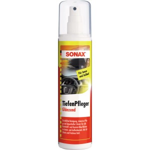 Sonax Tiefenpflege glänzend 300ml für Kunststoff und Gummi. Autopflege für Innen und Außen.