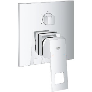 Grohe Eurocube Einhand-Duscharmatur mit 3-Wege-Umstellung, Chrom.