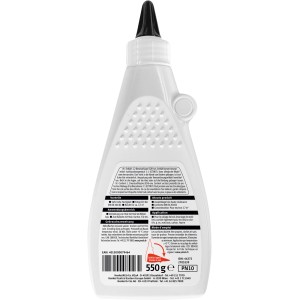 Ponal Holzleim Classic, 550g Flasche. Wasserbasierter, transparenter Weißleim für Holz.