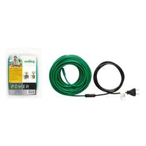 Romberg Pflanzenheizung XL, 20m Heizkabel (90W) für Frostschutz von Kübelpflanzen und Wurzeln.