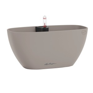 Lechuza Pflanzschale NAVIO Color 10 in Sand Brown, bruchsicher und UV-beständig.