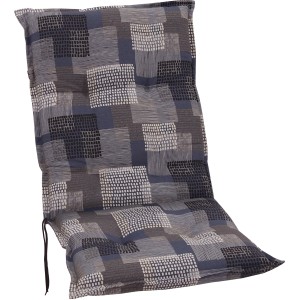 Sun Garden Niederlehner-Auflage Norderney Grafik Blau-Grau