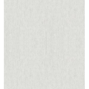 Weiße Vliestapete mit feinen Streifen von Marburg Modernista. Dekorative Wandgestaltung für Wohnräume.