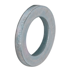 Verzinkter Distanzring für Tür- und Einbohrbänder.