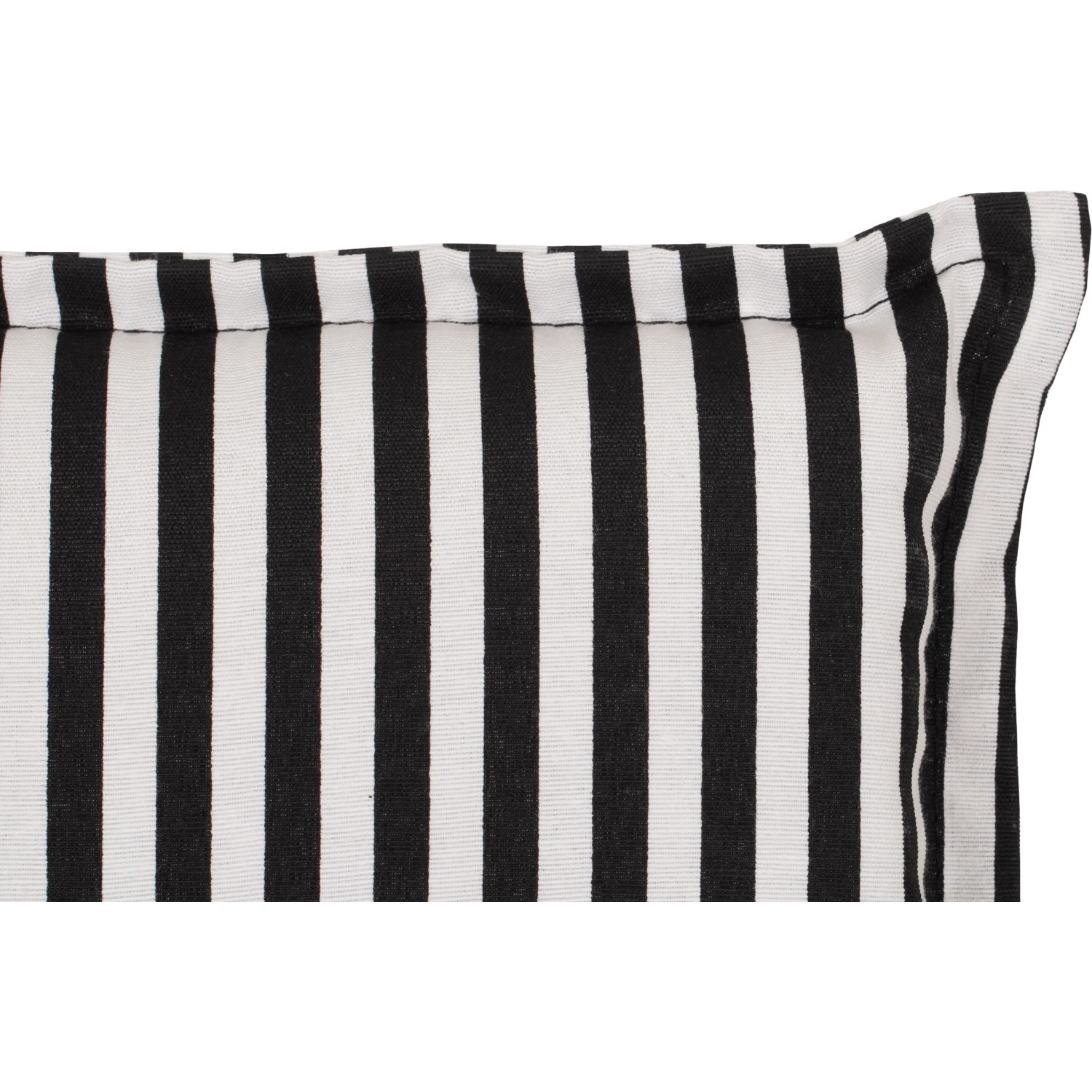 Beo Sitzauflage Tupelo 4er Set, schwarz-weiß gestreift für Niedriglehner.