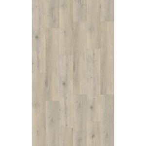 Decoflooring Click-Vinylboden Eiche Alesund, helle Holzoptik mit integrierter Trittschalldämmung.