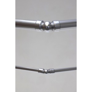 Eckverbindungsset Aluminium für Handlauf, 5er Set für 0-90° Ecken.