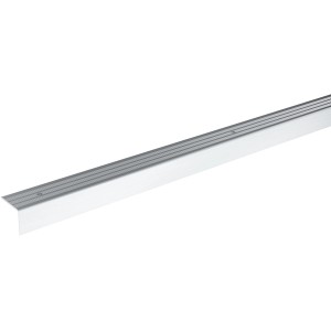 Treppenprofil simple-fix, 900mm, Alu silber, schraubbar. Kantenschutz für Treppen und Boden.
