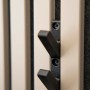 Denpanels 3D Haken, 2er-Set, schwarz, zur Montage an Akustikpaneelen.