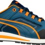 Puma Safety Crosstwist Low S3 Sicherheitshalbschuh, blau-orange, Größe 43.