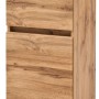 Held Möbel Unterschrank Salerno, 40 cm, Wotaneiche, für Bad, mit Schublade und Softclose.