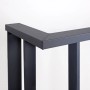 Eckset Linus Aluminium Anthrazit - Geländer 120 x 26 cm für Montage von oben_3