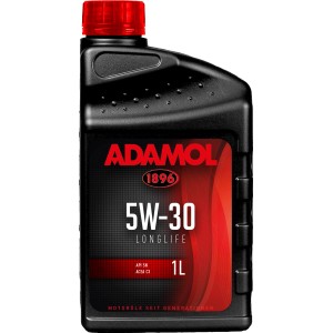 Adamol 1896 5W-30 Longlife Motorenöl, 1 Liter Gebinde für PKW.
