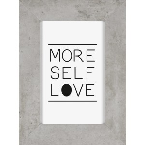 MDF-Bilderrahmen Yellowstone, Beton Hellgrau, 10x15 cm, mit Papier-Inlay.