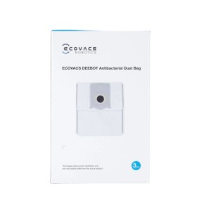 Ecovacs Deebot antibakterielle Staubbeutel, 3er-Pack für Staubsauger-Zubehör.