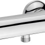 Chromfarbene baliv Thermostat-Duscharmatur DU-5050 mit zwei Drehreglern.