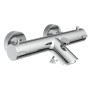 Schütte Thermostat Wannenarmatur London, Chrom, für komfortable Temperaturregelung.