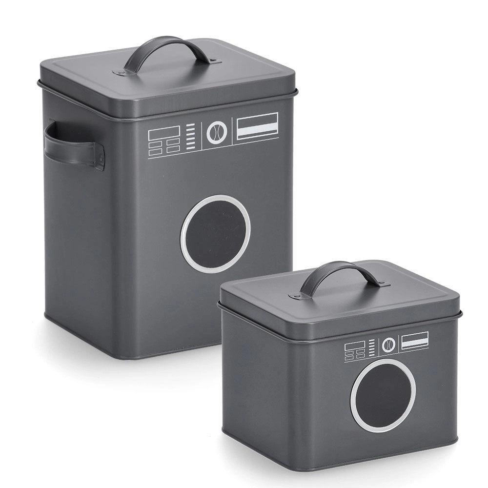 Zeller Present WaschpulverBox Metall Anthrazit 6 l kaufen bei OBI