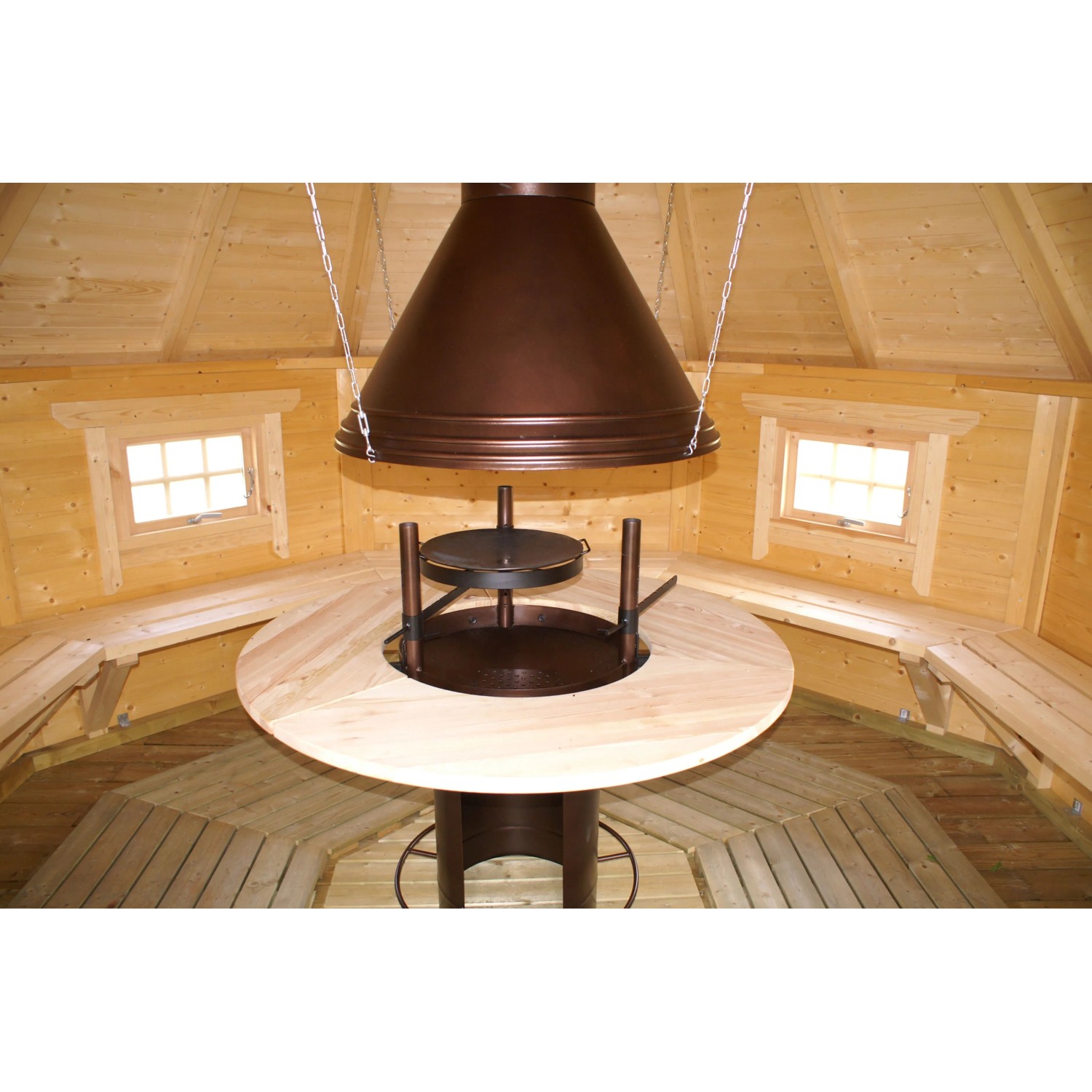 Palmako Grillkota Eva tauchgrundiert Braun BxT: 379 cm x 379 cm_8