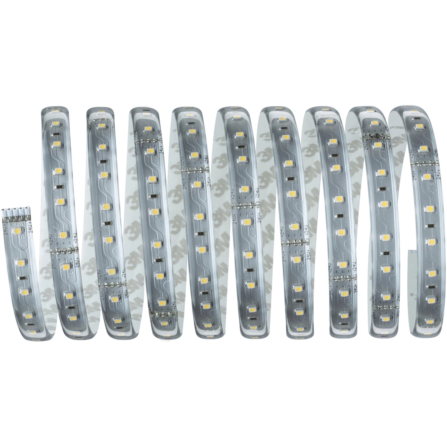 Paulmann MaxLED 500 LED-Strip Basis-Set, 3 m, warmweiß, Kunststoff, gewickelt.