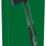 Bosch Schlosserhammer 300g in Verpackung: Hammer mit grün-schwarzem Griff und Stahlkopf.