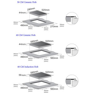 Pyramis Kochfeld HC31233FMB