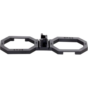 Spax Air Abstandhalter, 6,5 mm, schwarz, für Terrassendielen, 40 Stück zur Unterlüftung.