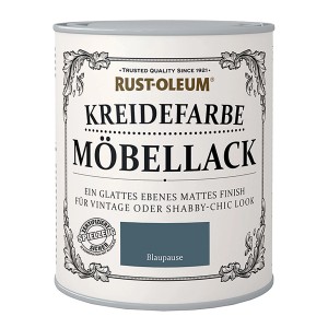 Dose Rust-Oleum Kreidefarbe Möbellack in Blaupause (750ml) für Vintage- und Shabby-Chic-Look.