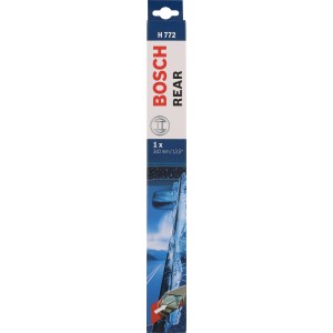 Bosch Heck Scheibenwischer H772 in Verpackung, für klare Sicht bei Regen.