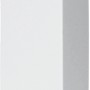 Weiße E2 Elektro Endkappe aus Kunststoff für Brüstungskanal (110x50mm).