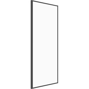baliv Seitenwand für Duschkabine DUK-80.91W 80 cm x 195 cm Schwarz